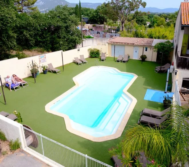 camping piscine
